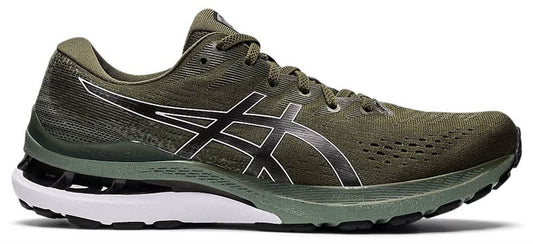 Asics Gel Kayano 28 Running Shoes - Mens - Olive Canvas/Black