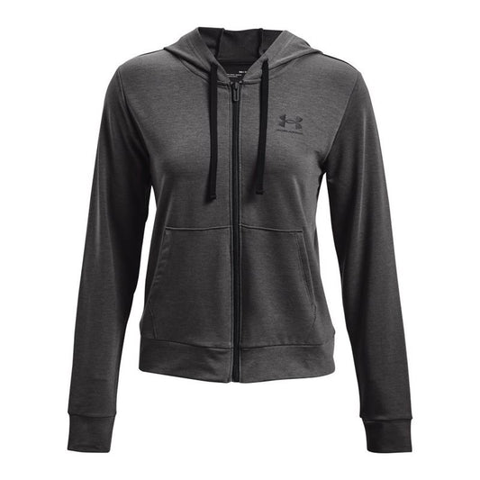Under Armour Rival Terry Full Zip Hoodie - Womens - Jet Grey/Mod Gray/Black