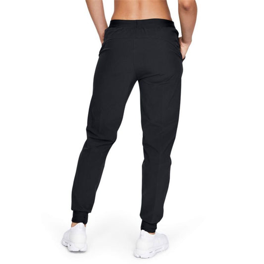 Under Armour Armour Sport Woven Pants - Womens - Black/Metallic Silver