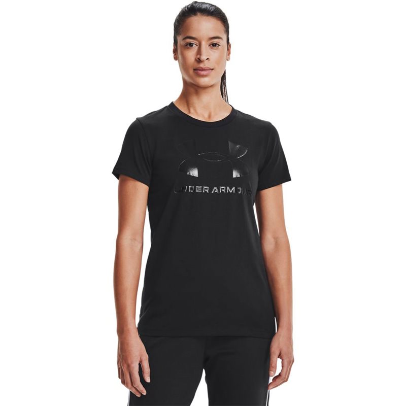 Under Armour Sportstyle Graphic Short Sleeve Tee - Womens - Black/Black