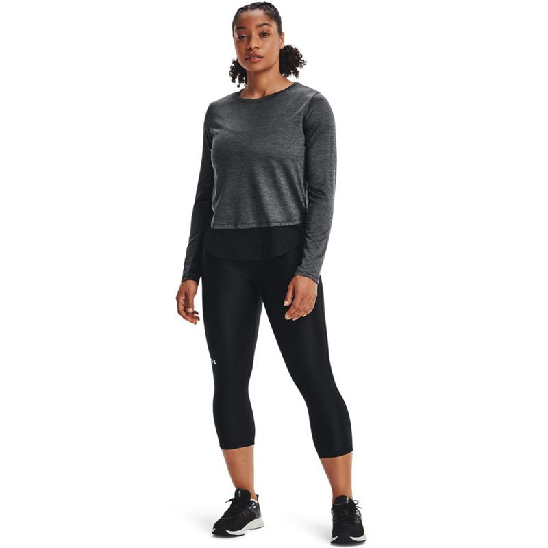 Under Armour Tech Vent Long Sleeve Tee - Womens - Black/White