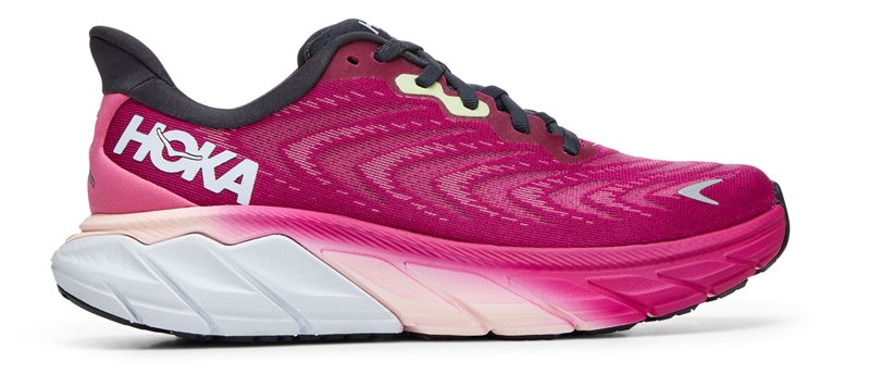 Hoka One One Arahi 6 Running Shoes - Womens - Festival Fuchsia/Ibis Rose