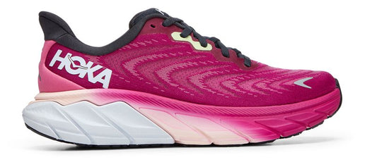 Hoka One One Arahi 6 Running Shoes - Womens - Festival Fuchsia/Ibis Rose