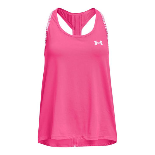 Under Armour Knockout Tank Top - Girls - Electro Pink/Electro Pink/White