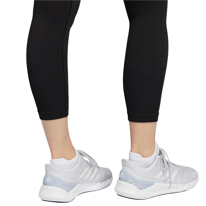 adidas Aeroknit Branded 7/8 Training Tights - Womens - Black/Grey