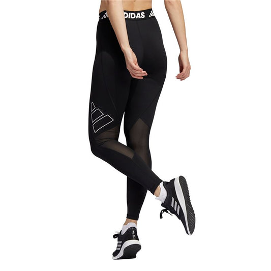 adidas TechFit 3 Bar Long Training Tights - Womens - Black