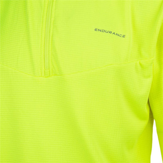 Endurance Ledger Waffle Melange Midlayer - Mens - Safety Yellow