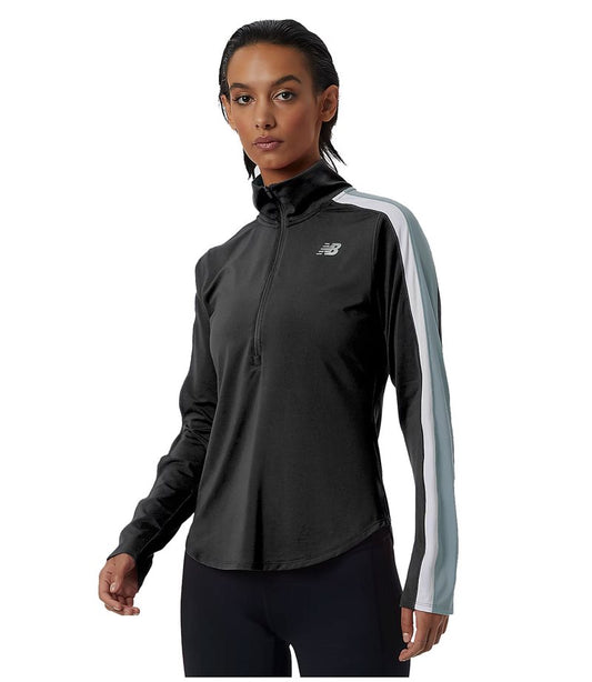 New Balance Accelerate Half Zip Top - Womens - Black