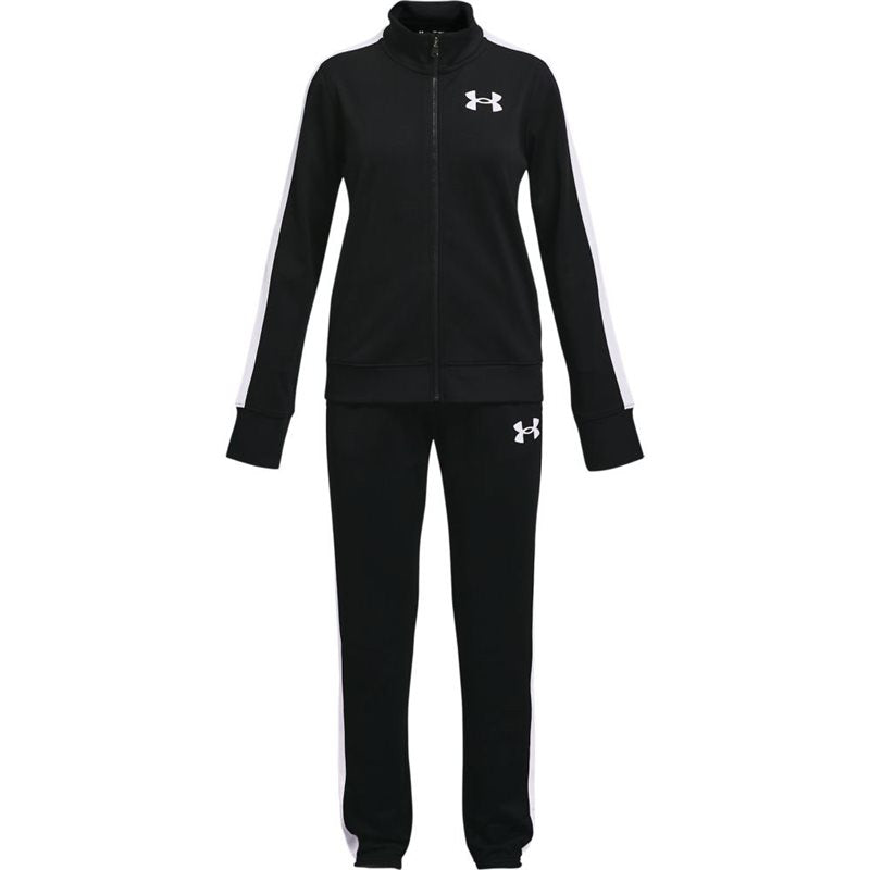 Under Armour Knit Track Suit - Girls - Black/White