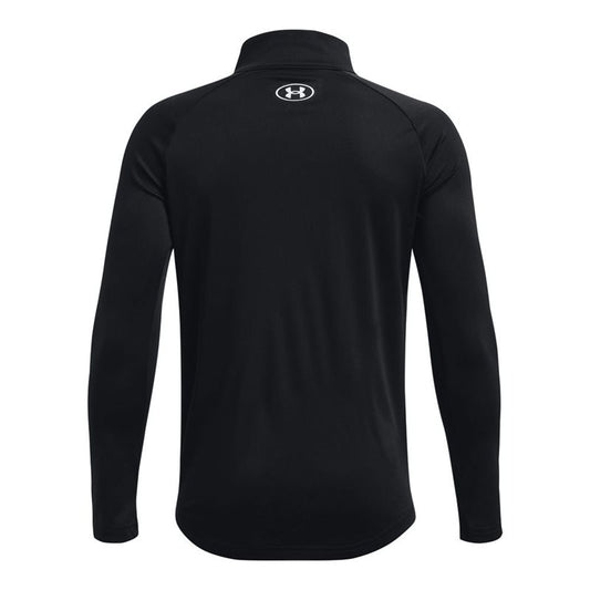 Under Armour Tech Big Logo 1/2 Zip - Boys - Black/White