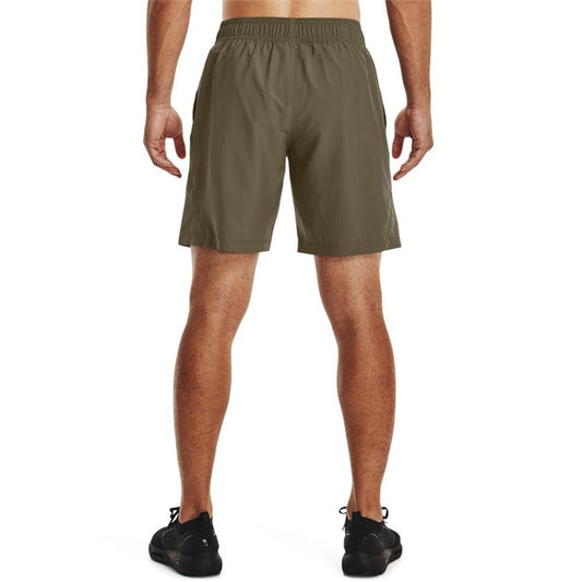 Under Armour Woven Graphic Wordmark Shorts - Mens - Tent/Quirky Lime
