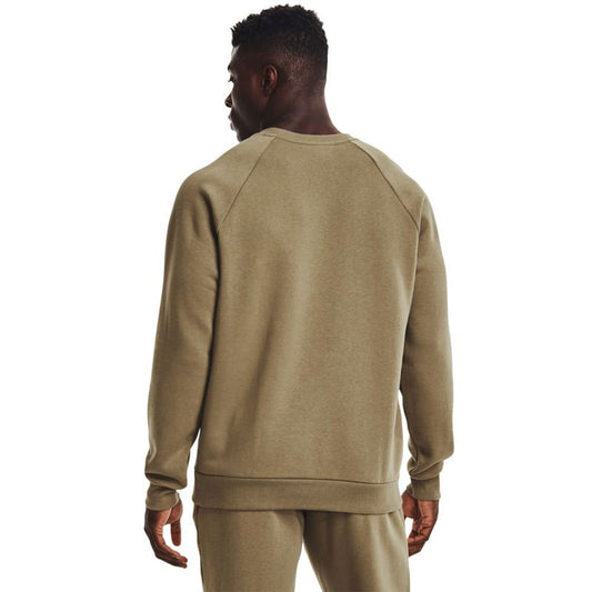 Under Armour Rival Fleece Crew Neck Sweat Top - Mens - Tent/Onyx White