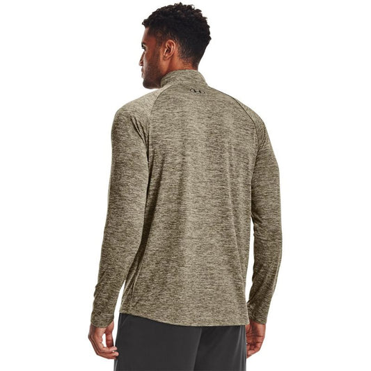 Under Armour Tech 1/2 Zip - Mens - Tent/Black