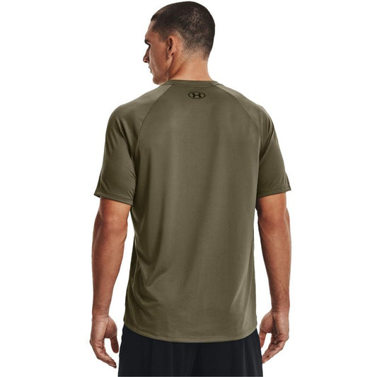 Under Armour Tech Short Sleeve Tee - Mens - Tent/Black