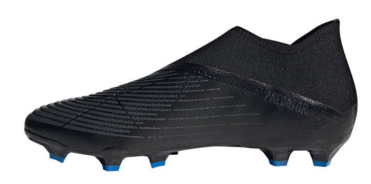 adidas Predator Edge.3 Laceless FG Football Boots - Adult - Black/White/Vivid Red