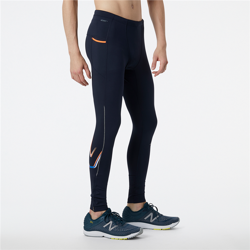 New Balance Printed Impact Run Tights - Mens - Ecplise