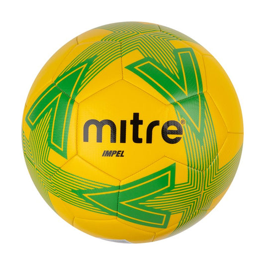Mitre Impel L30P Football - Yellow/Light Green/Black Size 5
