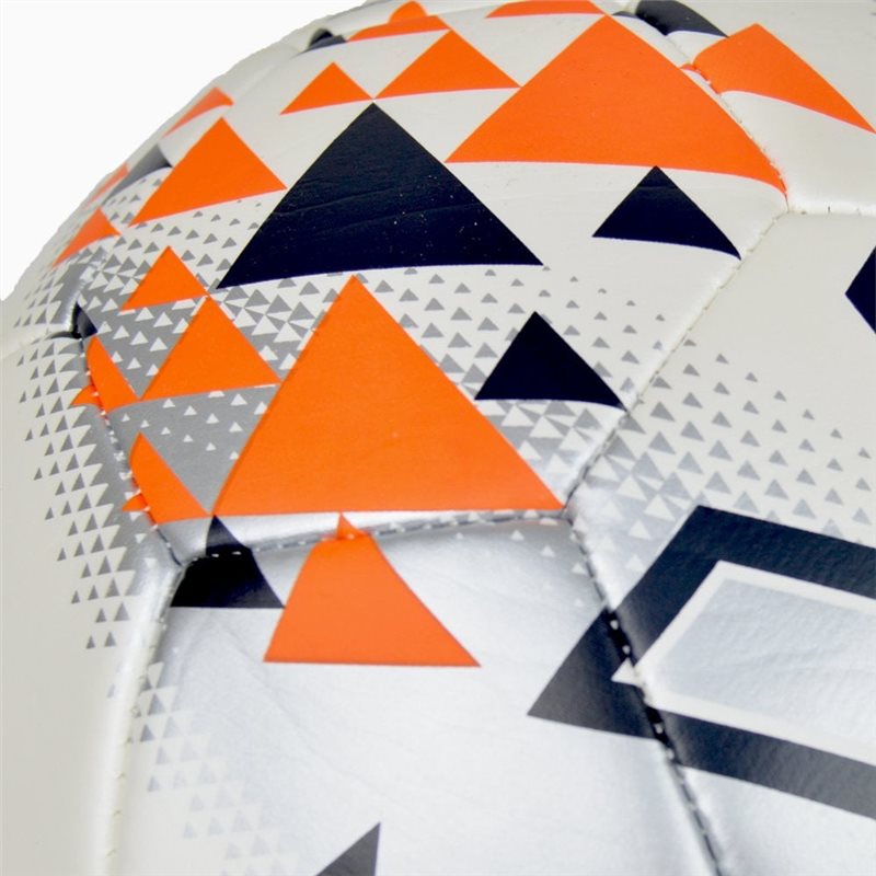 Mitre Lite 290 JU Football - White/Silver/Orange Size 5