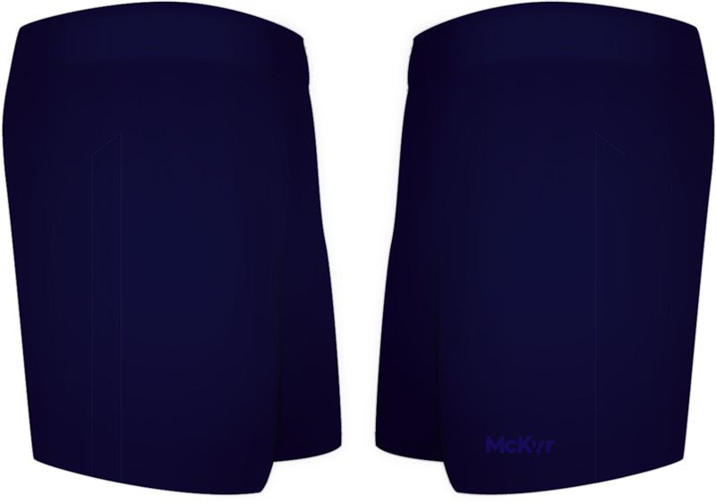 Mc Keever Plain Navy PE Shorts - Adult