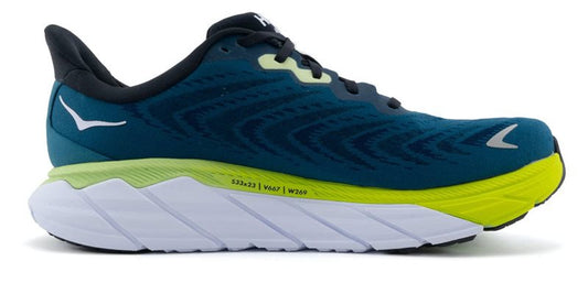 Hoka One One Arahi 6 Running Shoes - Mens - Blue Graphite/Blue Coral