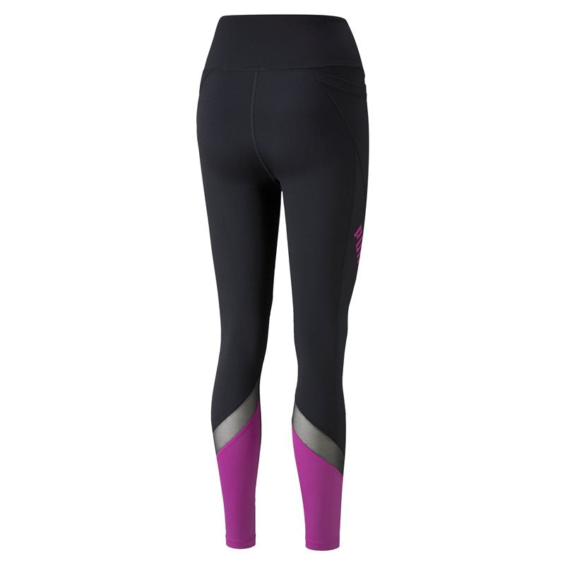 Puma Train Logo Eversculpt High Waist 7/8 Tights - Womens - Black/Deep Orchid