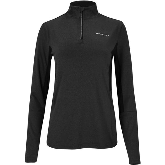 Endurance Jocee Midlayer - Womens - Black Melange
