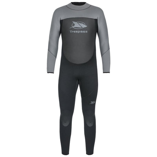 Trespass Diver Long Wetsuit - Mens - Black/Dark Grey