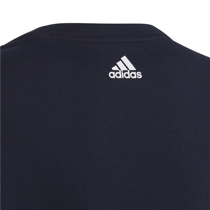 adidas Essentials Logo Tee - Boys - Legend Ink/White