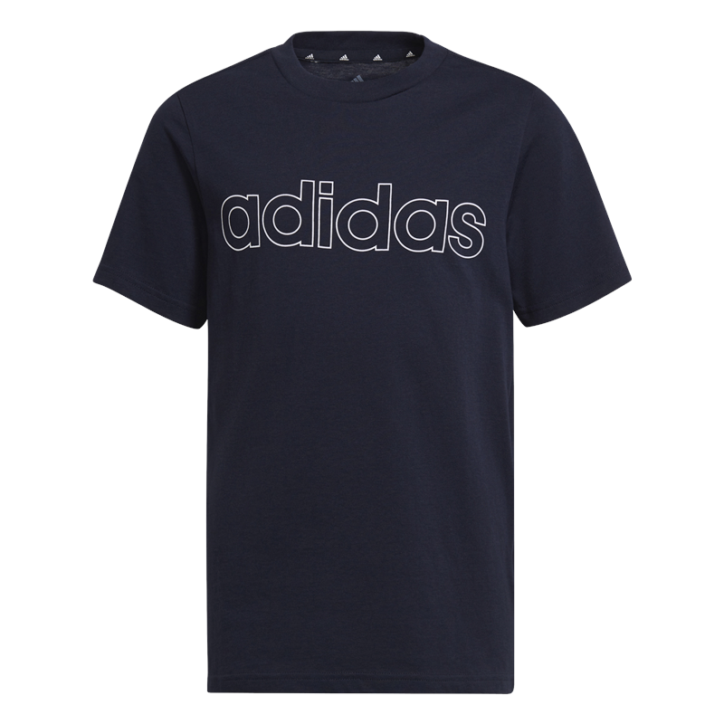 adidas Essentials Logo Tee - Boys - Legend Ink/White