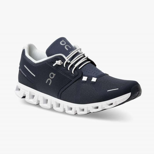 On Cloud 5 Running Shoes - Mens - Midnight/White