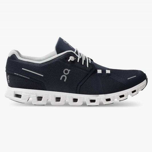 On Cloud 5 Running Shoes - Mens - Midnight/White