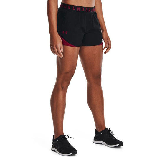 Under Armour Play Up 3.0 Training Shorts - Womens - Black/Black Rose/Black Rose