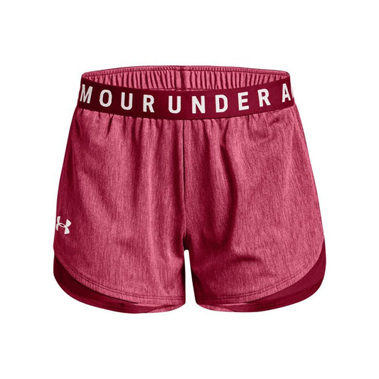 Under Armour Play Up Shorts 3.0 Twist - Womens - Black Rose/Black Rose/White