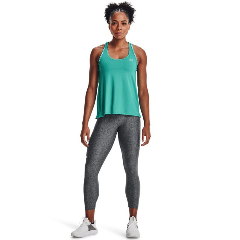 Under Armour Knockout Training Tank Top - Womens - Neptune/Quirky Lime/White
