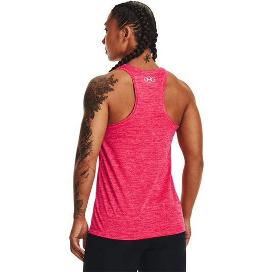 Under Armour Tech Twist Training Tank Top - Womens - Penta Pink/Knock Out/Metallic Silver