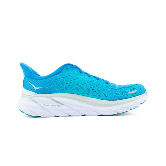 Hoka One One Clifton 8 Running Shoes - Mens - Ibiza Blue/Scuba Blue