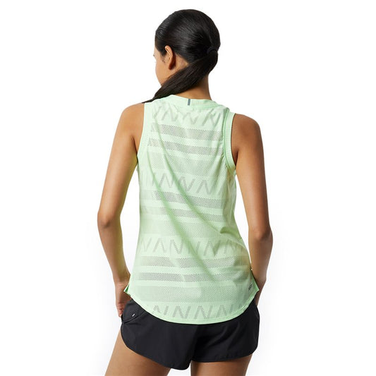 New Balance Q Speed Jacquard Tank Top - Womens - Green
