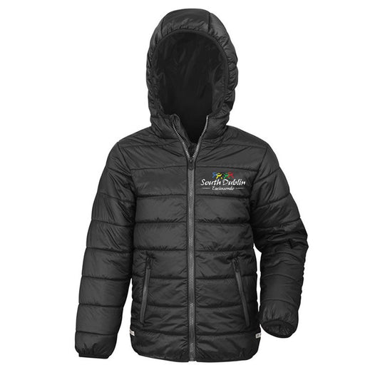 Result South Dublin Taekwondo Core Padded Jacket - Youth - Black