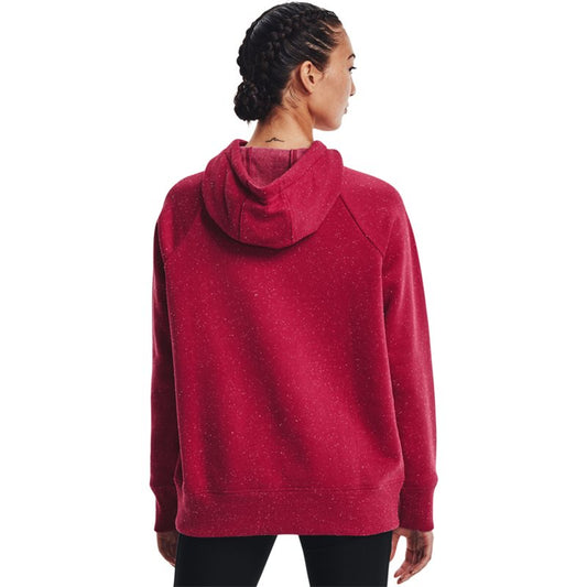 Under Armour Rival Fleece Logo Hoodie - Womens - Black Rose/Posh Pink/Posh Pink