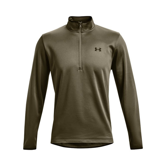 Under Armour Armour Fleece 1/2 Zip Top - Mens - Tent/Black