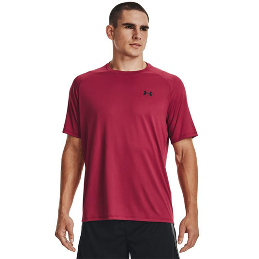 Under Armour Tech Short Sleeve Tee - Mens - Black Rose/Black