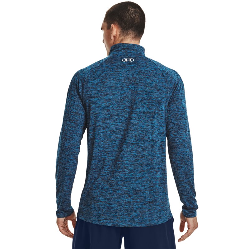 Under Armour Tech 1/2 Zip - Mens - Cruise Blue/White