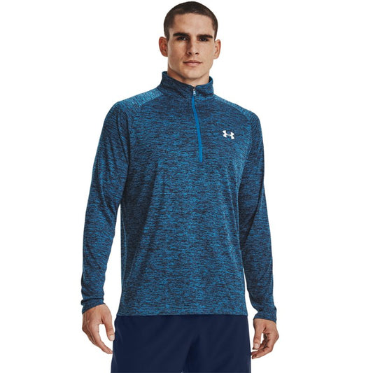 Under Armour Tech 1/2 Zip - Mens - Cruise Blue/White