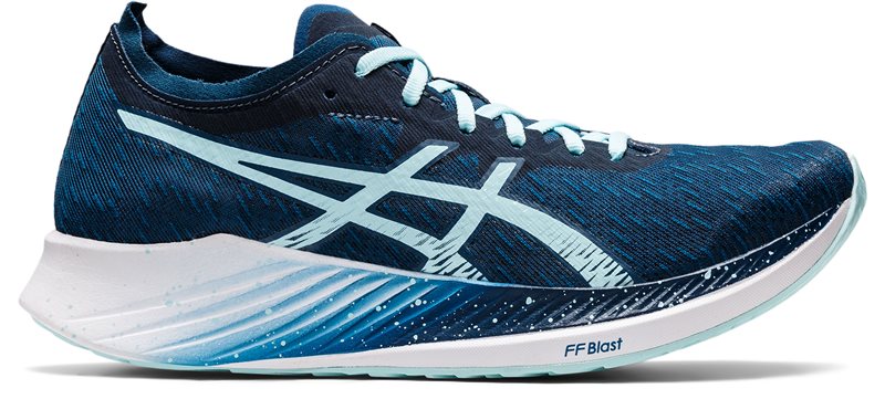 Asics Magic Speed Running Shoes - Womens - Mako Blue/Clear Blue