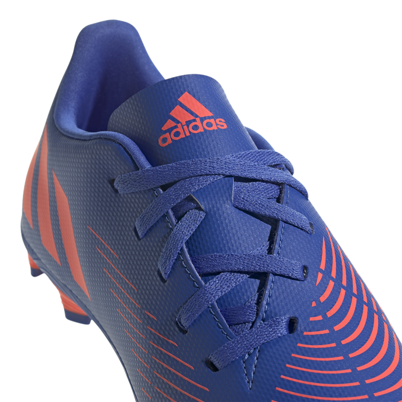 adidas Predator Edge.4 FxG Football Boots - Youth - Hi-Res Blue/Turbo/Hi-Res Blue