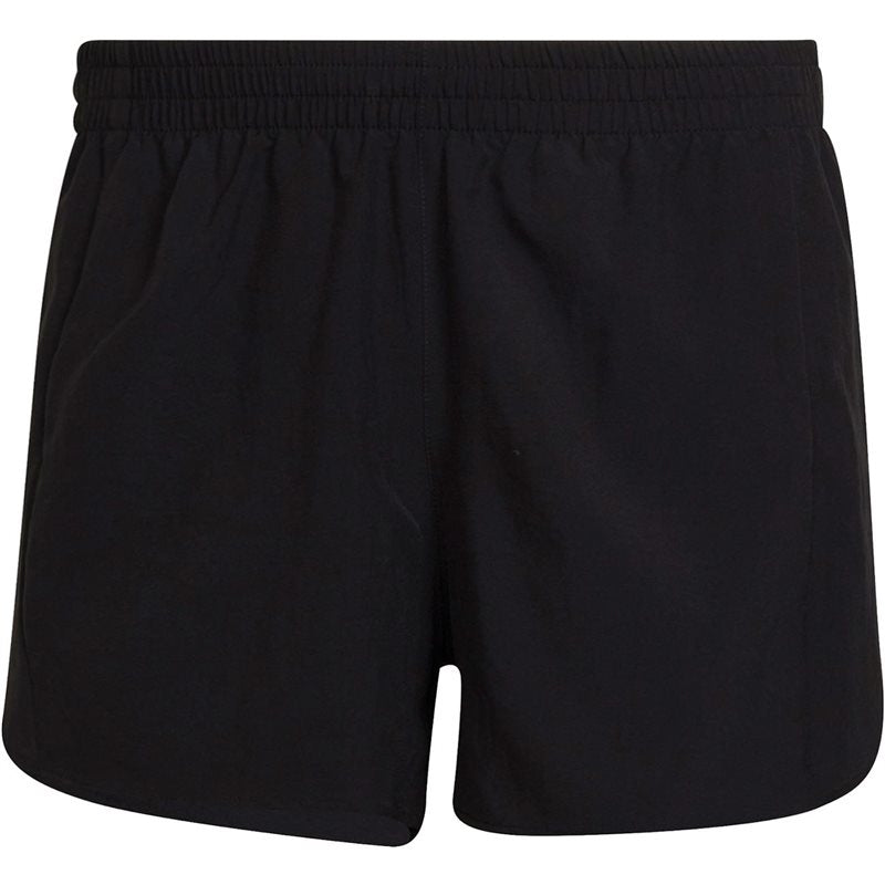 adidas Own The Run Split Shorts - Mens - Black/Reflective Silver