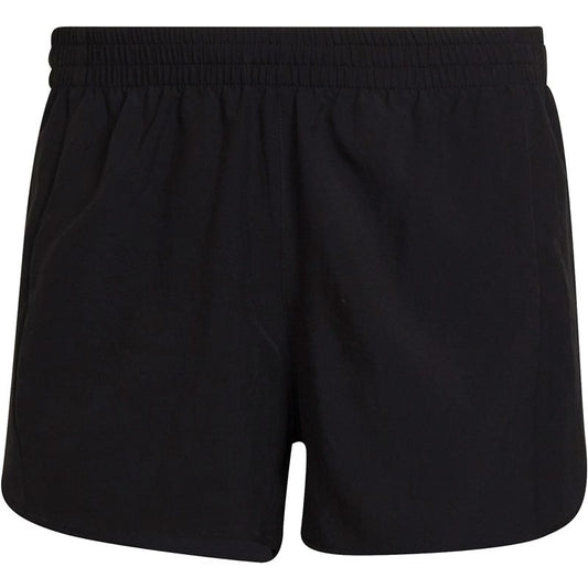 adidas Own The Run Split Shorts - Mens - Black/Reflective Silver