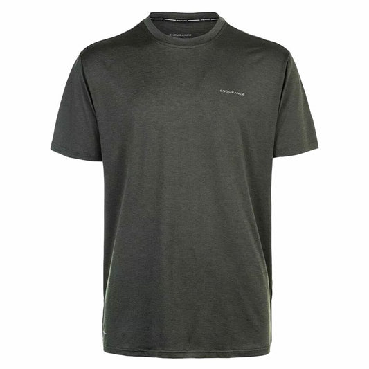 Endurance Mell Melange Short Sleeve Tee - Mens - Rosin