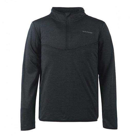 Endurance Ledger Waffle Melange Midlayer - Mens - Black