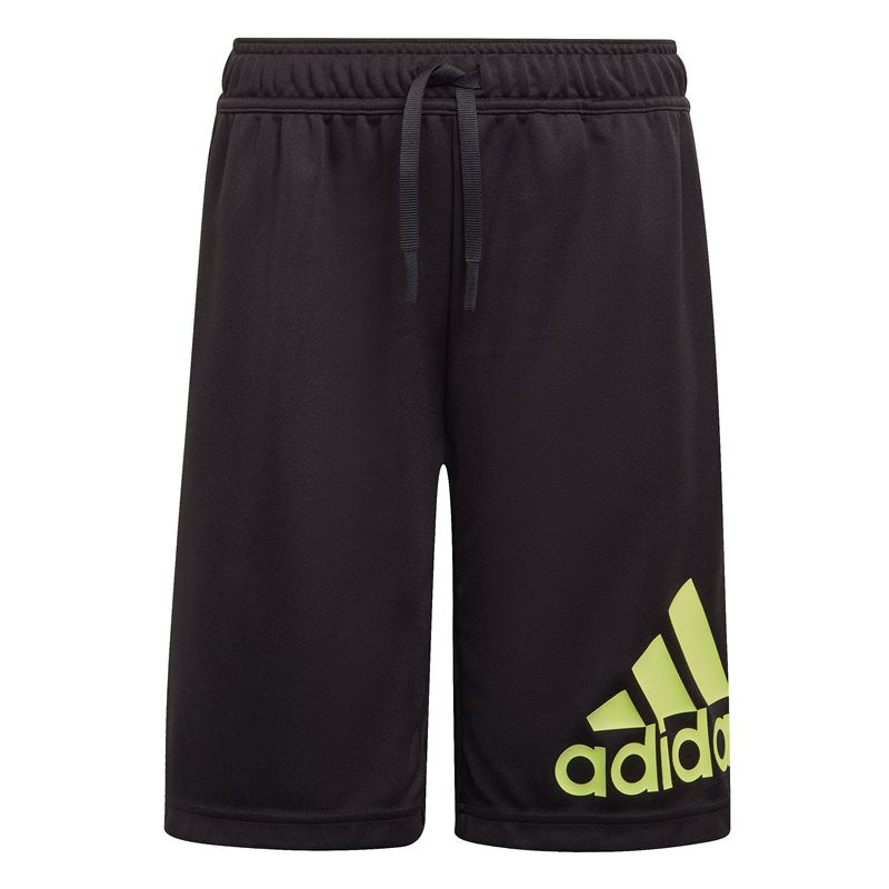 adidas D2M Big Logo Shorts - Boys - Black/Pulse Lime